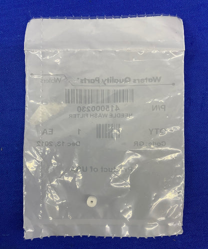 WATERS 415000230 NEEDLE WASH FILTER - 1 PACKAGE CONTAINING QTY 1 FILTER