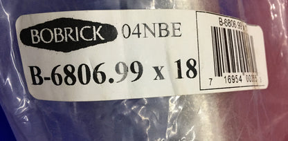 BOBRICK B-6806.99 X 18/04NBE BARRA DI MANIGLIA DRITTA 18"x1.5" SENZA FERRAMENTA DI MONTAGGIO