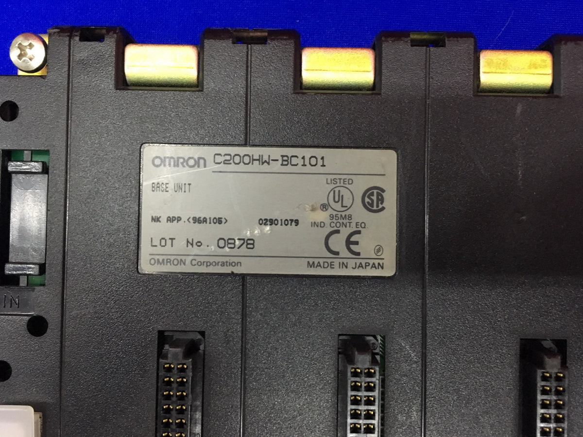 OMRON CORPORATION C200HW-BC101 BASISEINHEIT, ARTIKEL IST GEBRAUCHT