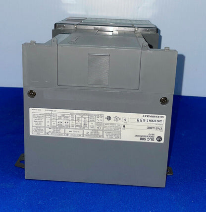 ALLEN-BRADLEY SLC500 PROCESSOR UNIT - FOR PARTS/REPAIR