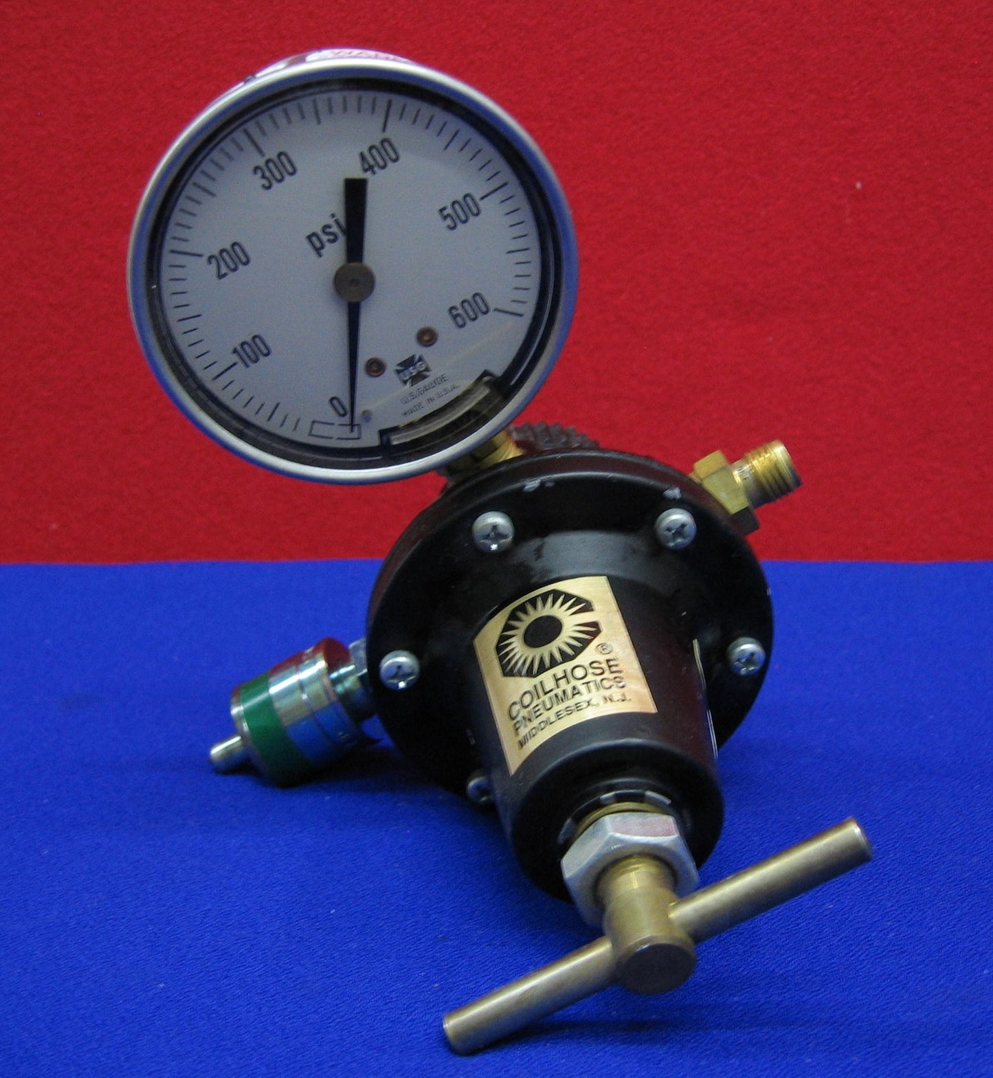 COILHOSE PNEUMATICS 8802 RÉGULATEUR DE PRESSION PRESSION 0-125 avec USG 0-600
