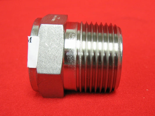 SWAGELOCK 1" NPT TAPPO NKG 1 3/8" DADO ESAGONALE 316 ACCIAIO INOX 
