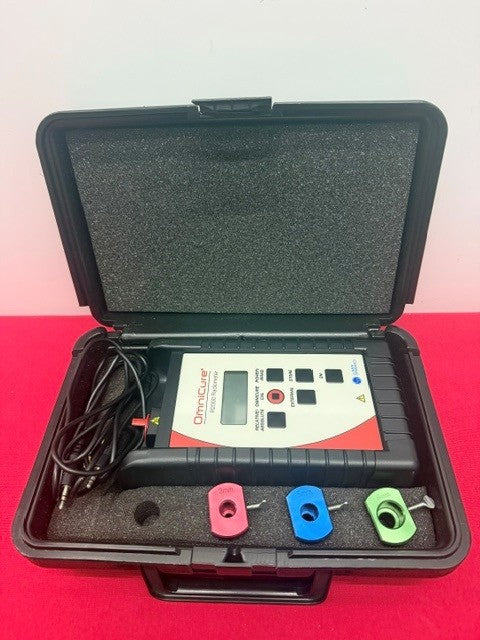OmniCure R2000 Radiometer with 8mm, 5mm, and 3mm Adapters