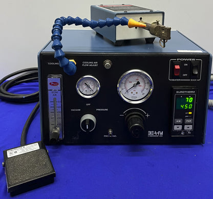 BEAHM DESIGN 210A Heißluftstation/Heißluftbox Artikel ist gebraucht/getestet/funktioniert