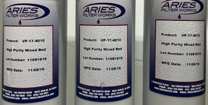 Système de purification d'eau haute pureté ARIES FILTERWORKS ARS-105 - Pièces/Réparation