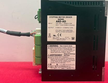 ORIENTAL MOTOR ARD-AD STEPPING MOTOR DRIVER 100-120VAC - FOR  PARTS/REPAIR