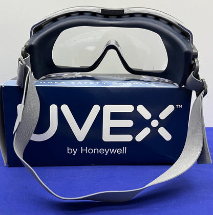 OCCHIALI ANTIAPPANNAMENTO UVEX ™ STEALTH ® OTG S3970HS NAVY BODY LENTI TRASPARENTI