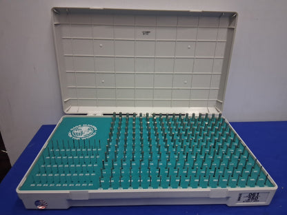 Meyer Gage M-1 Minus Pin Gage Set .061" - .250" Class Z 190 Pcs COMPLETE
