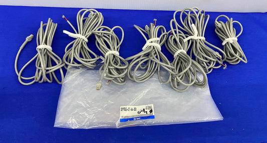 SMC SY100-68-A-30 CONNECTOR ASSEMBLY - 1 LOT QTY 7