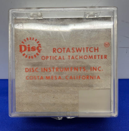 DISC INSTRUMENTS MICRO AUTOMATION 12002780 ROTASWITCH OPTICAL TACHOMETER QTY 2