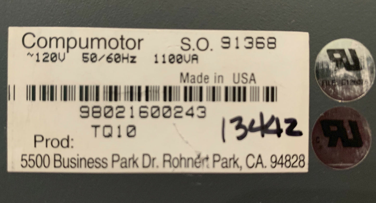 PARKER COMPUMOTOR TQ 10 トルクサーボドライブ 中古部品/修理用