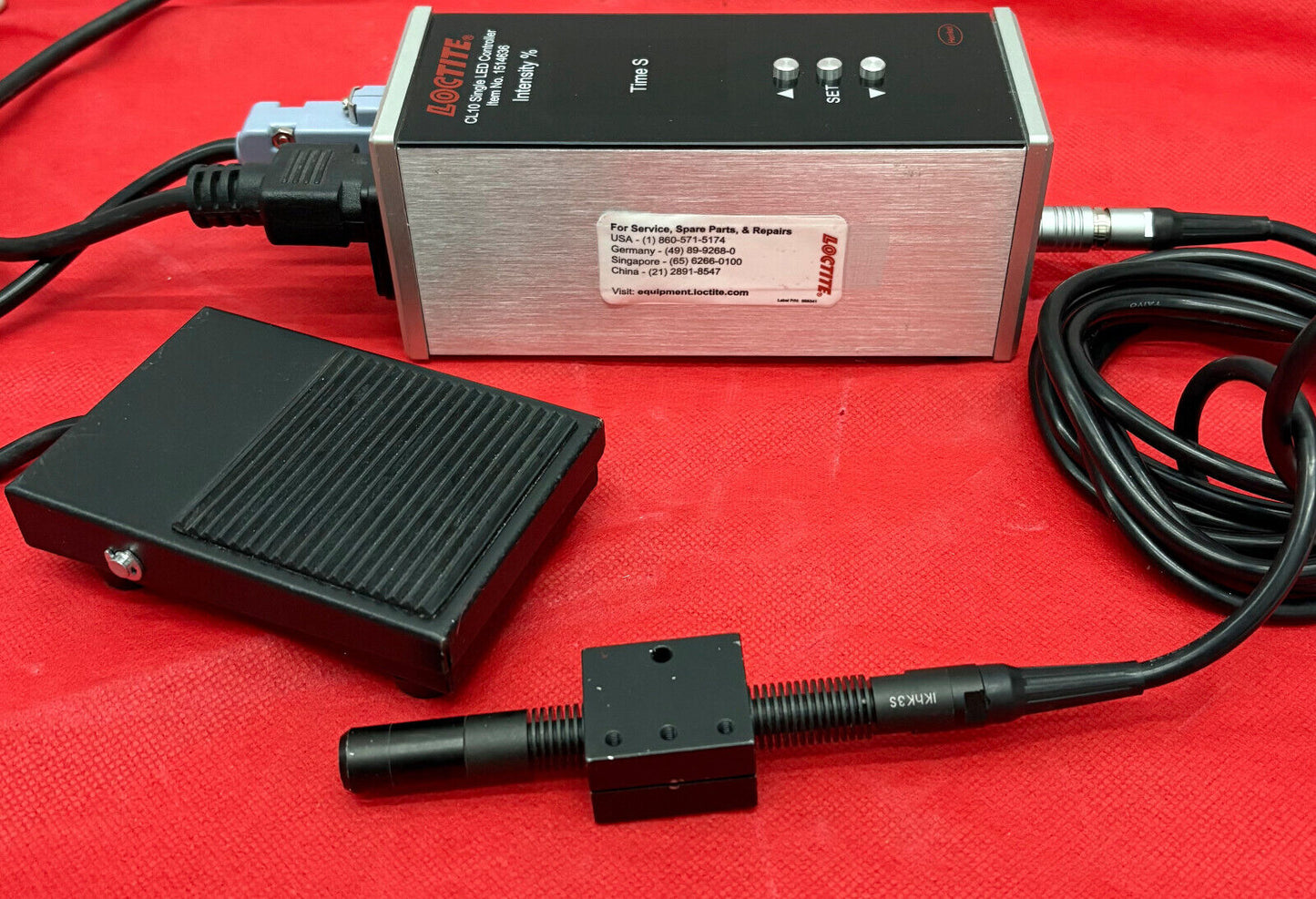 LOCTITE CL 10 シングルLEDコントローラー 1514636 LEDスポット 6mm径ヘッド付き