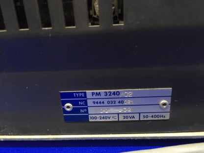 PHILIPS 50 MHZ デュアル チャネル オシロスコープ 垂直増幅器 PM 3240 - 部品