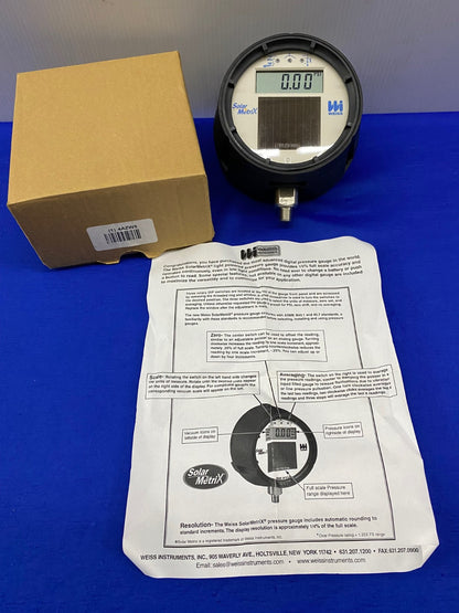 WEISS INSTRUMENTS (1) 4AZW5 SOLAR METRIX DIGITAL PRESSURE GAUGE