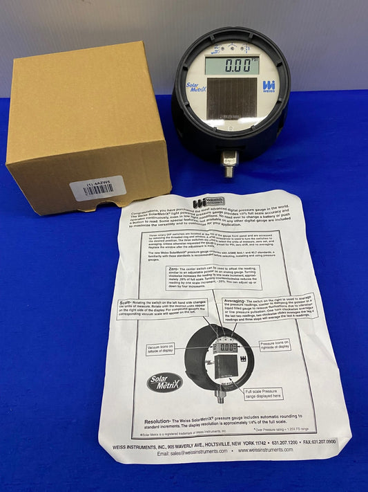 WEISS INSTRUMENTS (1) 4AZW5 SOLAR METRIX DIGITAL PRESSURE GAUGE