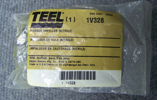 TEEL DAYTON 1V328 / 1 1V328 DATUMCODE 05049 RUBBER IMPELLER NITRIL