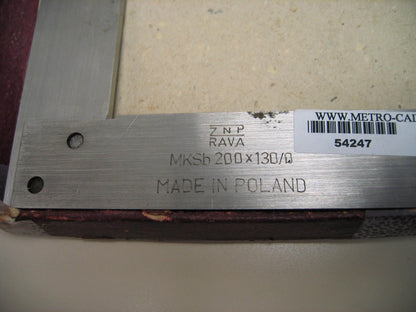FOWLER 52-431-006 ESCUADRA DE BORDE RECTO DE 6-3/4" DE ZNP RAVA