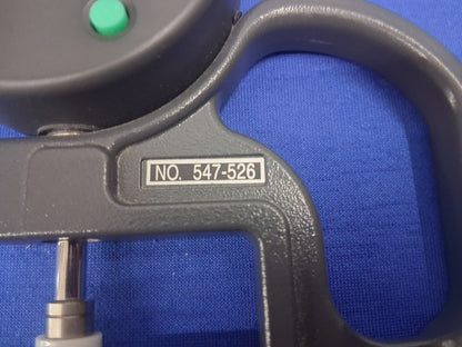 Mitutoyo Absolute 547-526 Digital Thickness Gauge 543-593BS With Case