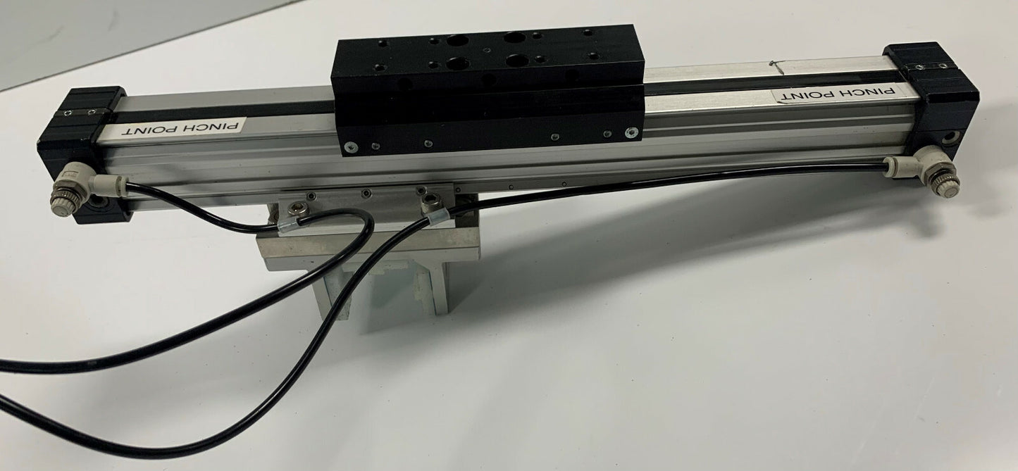 Norgren Kolbenstangenloser Zylinder 25MM Führung C/46125/M/8 &amp; 80/20 Führungshalterung