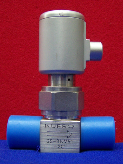 NUPRO SS-BNV51-2C 1/4" FEMMINA VCR VALVOLA SIGILLATA A SOFFIETTO AD ALTA PUREZZA