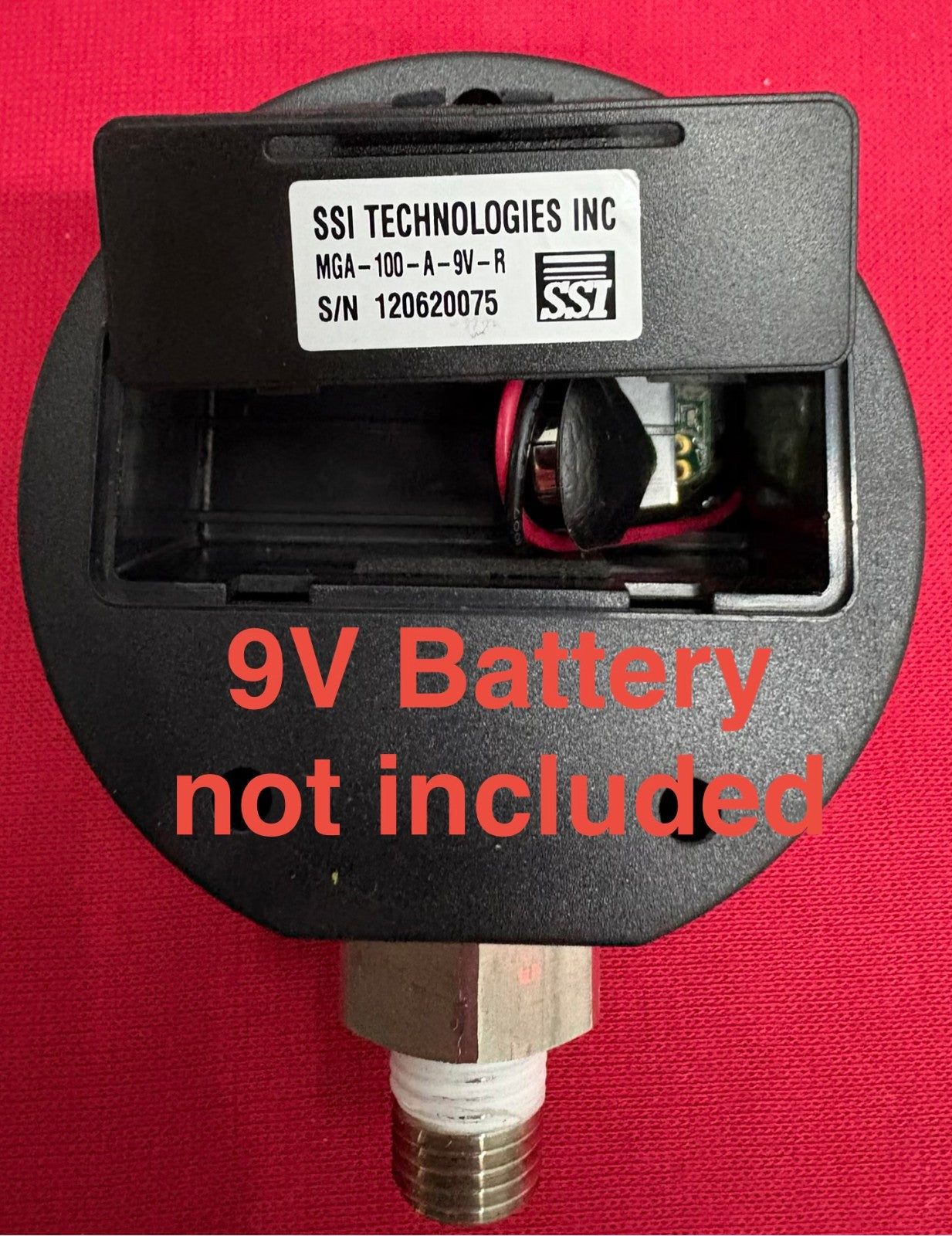 SSI MGA-100-A-9V-R DIGITAL PRESSURE GAUGE 0-100 PSI
