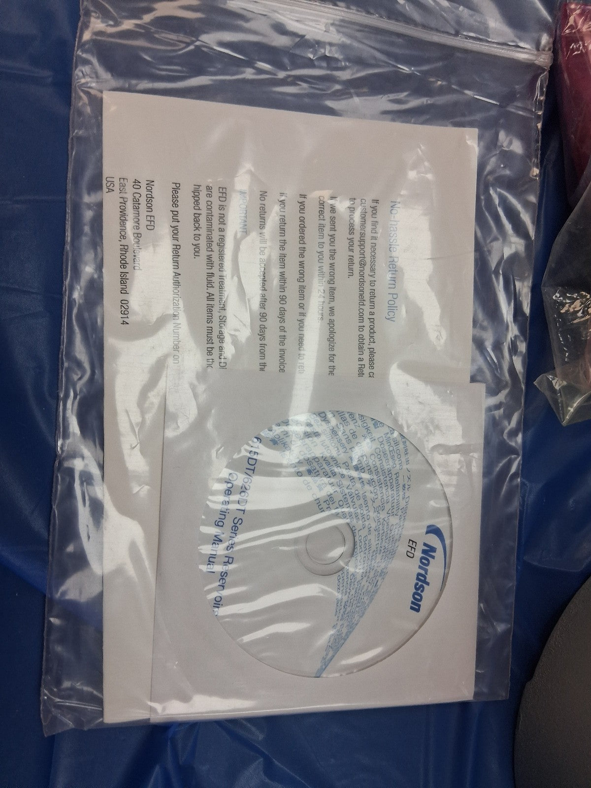 NORDSON EFD 7020188 5L TANK FLOAT SWITCH 100 PSI ANALOG GAUGE FLUID RESERVOIR