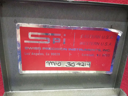スイス精密機器 MO 30-921-1 プラグゲージ 欠落ゲージ 0.01 および 0.034