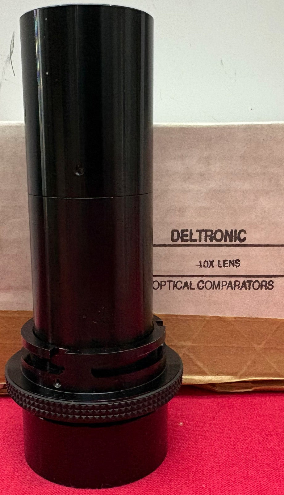 DELTRONIC 10x MAGNIFICATION OPTICAL COMPARATOR LENS - NO MODEL NUMBER - SN 1707