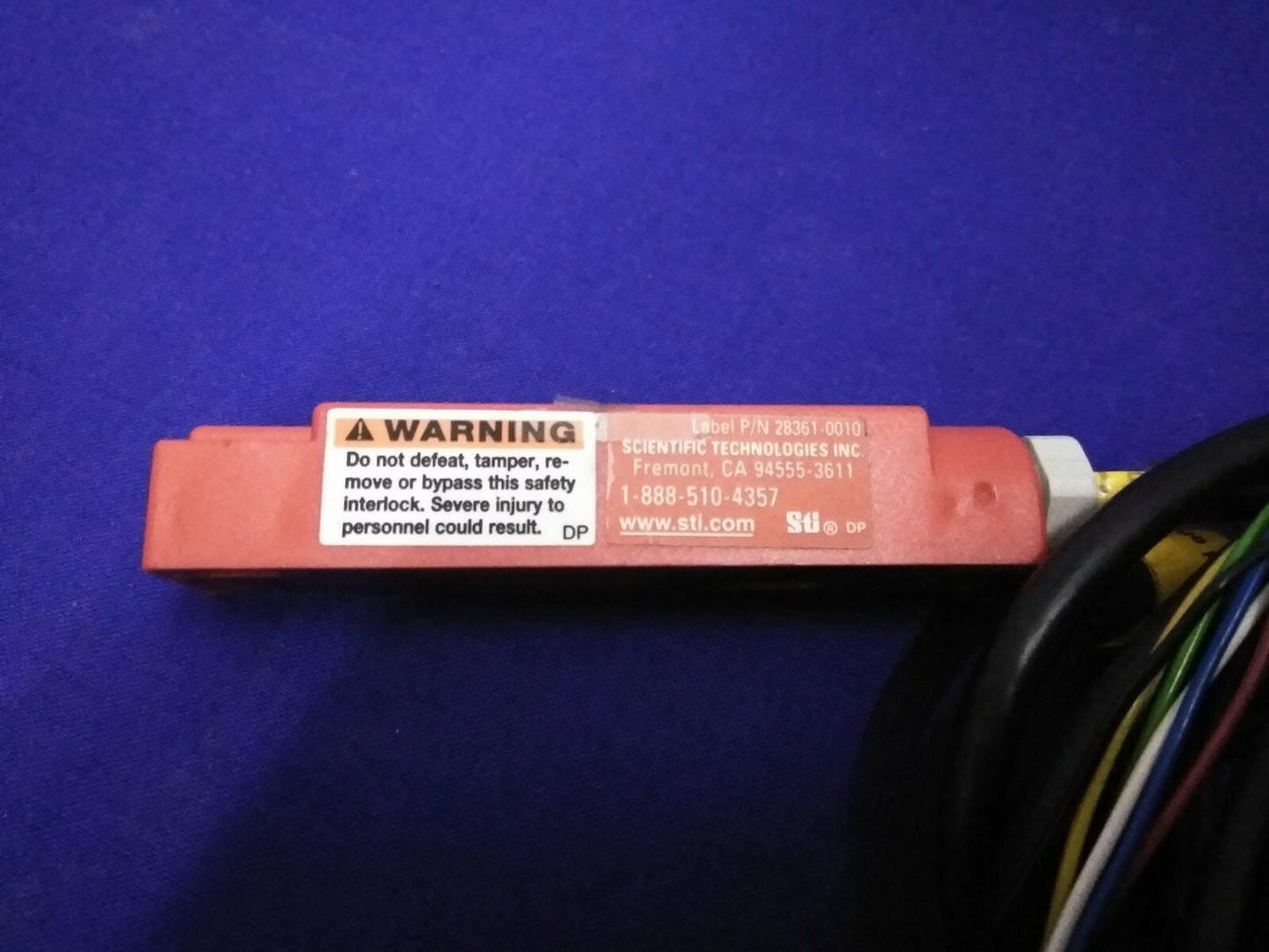 SCIENTIFIC TECHNOLOGIES INC  MF1 28361-0010 SAFETY SWITCH
