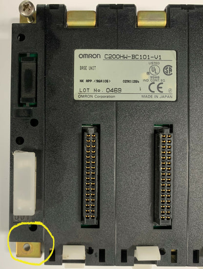 Omron C200HW-BC101-V1 Backplane-Basiseinheit mit 10 Steckplätzen