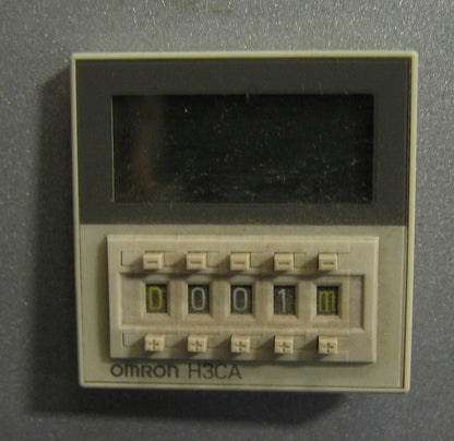 CUSTOM BOX WITH OMRON H3CA TIMER FOR PARTS REPAIR