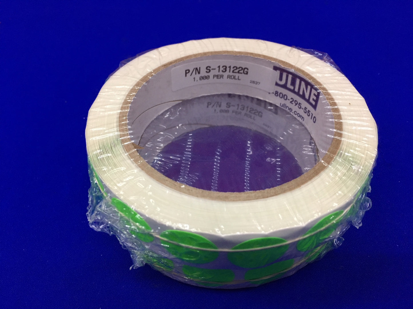 ETIQUETAS CIRCULARES ADHESIVAS REMOVIBLES ULINE S-1322BLU S-13122G S-131220 