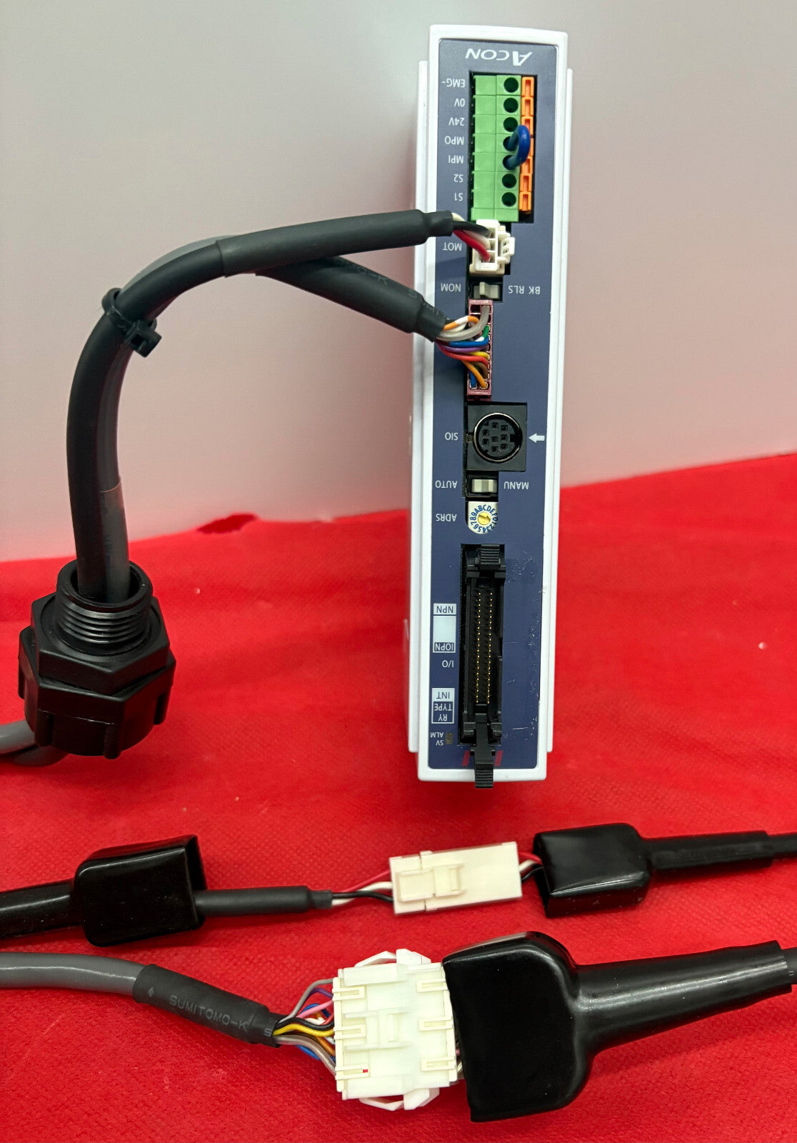 IAI ROBO CYLINDER RCA-SA5C-I-20-3-300-A1-P & CONTROLLER ACON-C-201-NP-2-0  PARTS