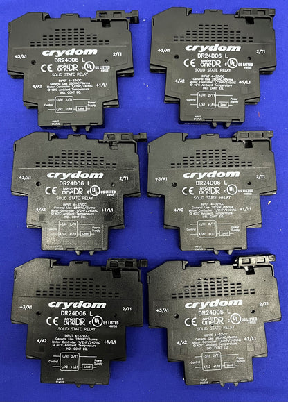 RELÈ A STATO SOLIDO CRYDOM DR24D06, GUIDA DIN 6 AMP,