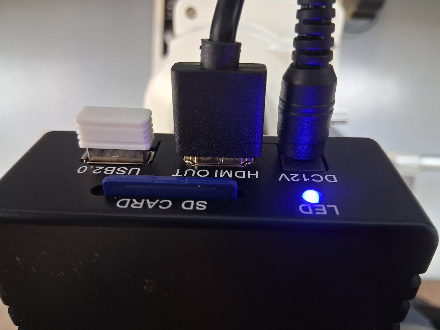 MMBT-1DM XY Tool Scope 20X Toolmakers Manual Microscope  2"x2" Stage HDMI Camera