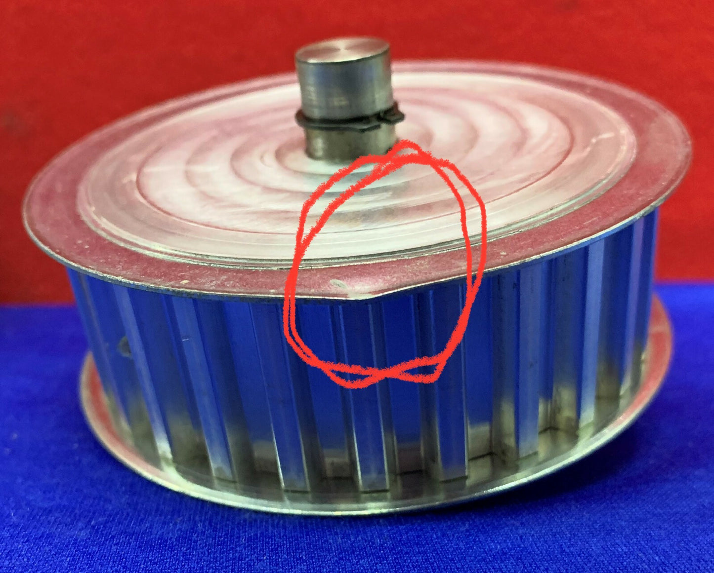 Lotto di 2 pulegge per cinghia dentata di precisione T10/27