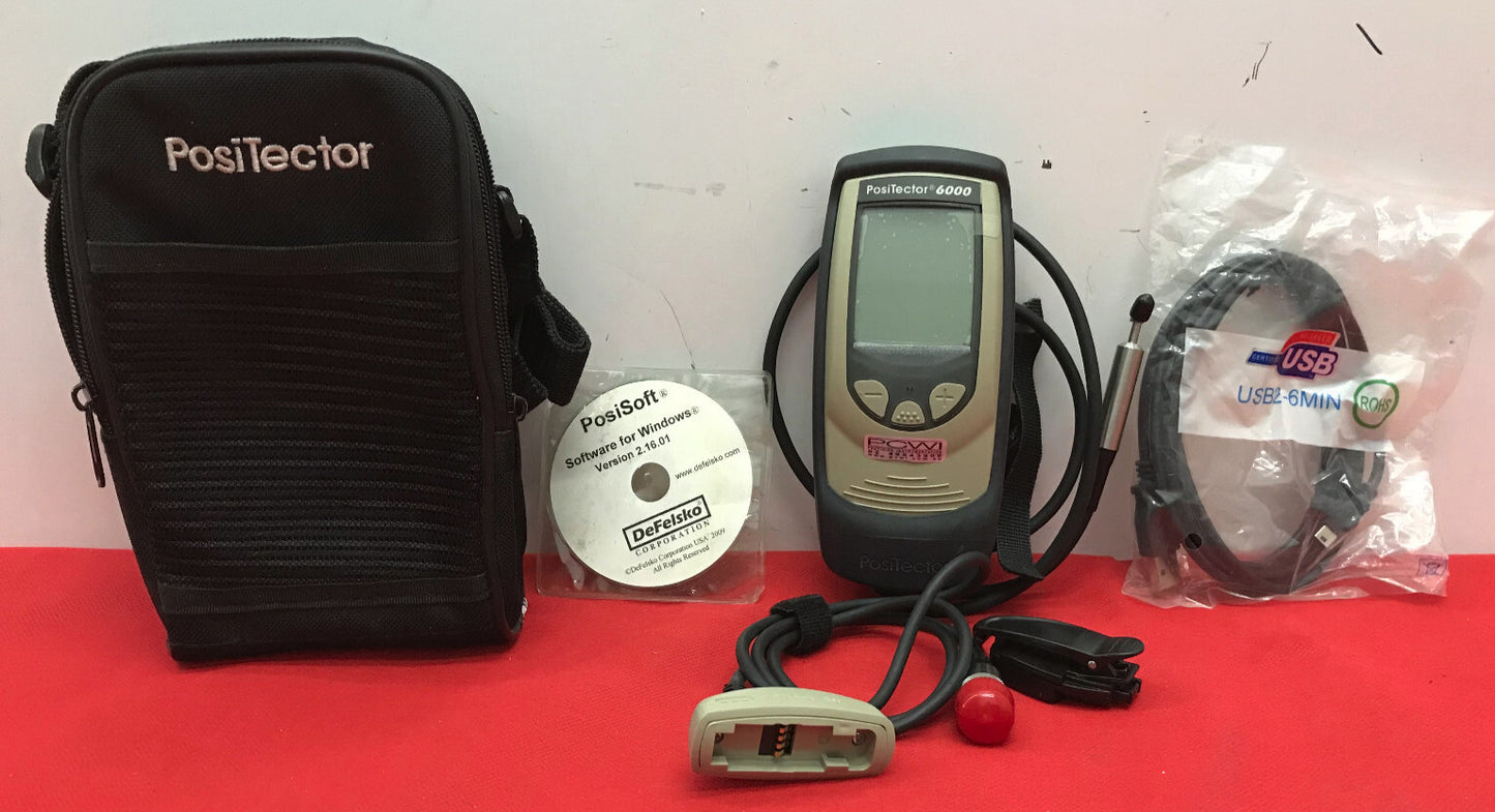 DEFELSKO ®  POSITECTOR ®  6000 COATING THICKNESS GAGE INSTRUMENT F45S PROBE