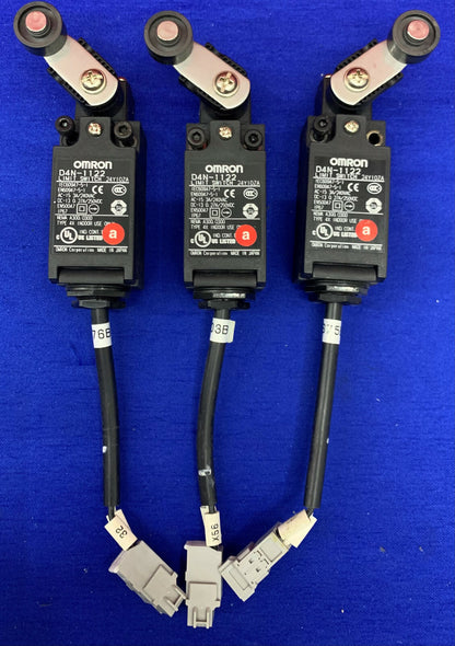 Menge von 3 OMRON SICHERHEITS-ENDSCHALTER D4N-1122