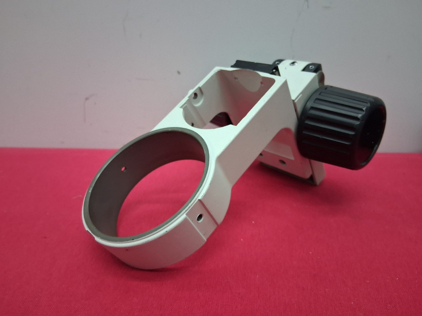 OLYMPUS SZ2-STB1 E ARM FOCUS MOUNT POD HOLDER MICROSCOPE HEAD HOLDER 76 MM