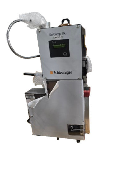 SCHLEUNIGER UNICRIMP 100 CRIMPER 2.2 TONS 40MM STROKE 135.78 MM SHUT HEIGHT NEW