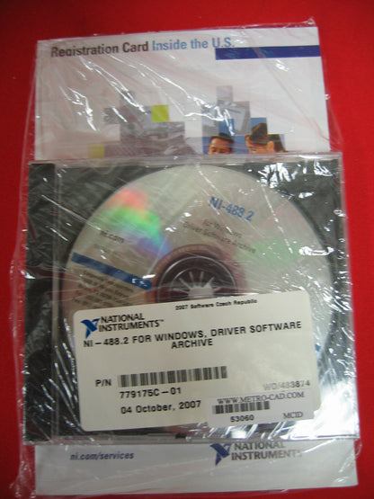 NATIONAL INSTRUMENTS 779175C-01 NI-488.2 POUR ARCHIVES DE LOGICIELS DE PILOTES WINDOWS