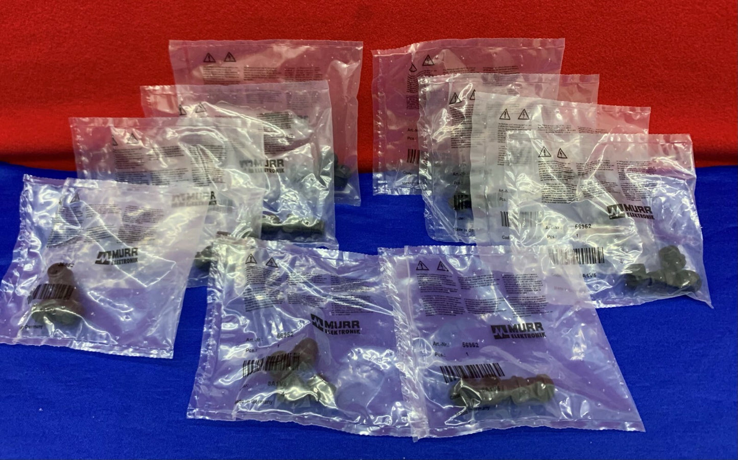 1 lot Qté 10 paquets Murr Elektronik Plug 56952 Bouchon borgne M12 4 pièces par paquet 