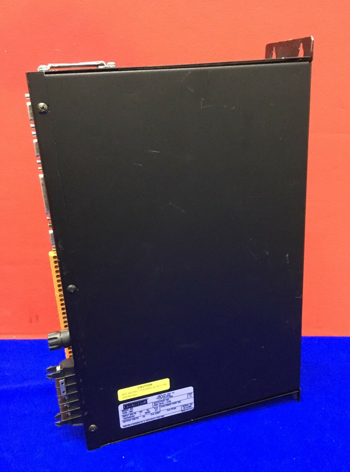 Contrôleur de servomoteur ELECTRO-CRAFT PCM-550 / 9101-2165 REV 12