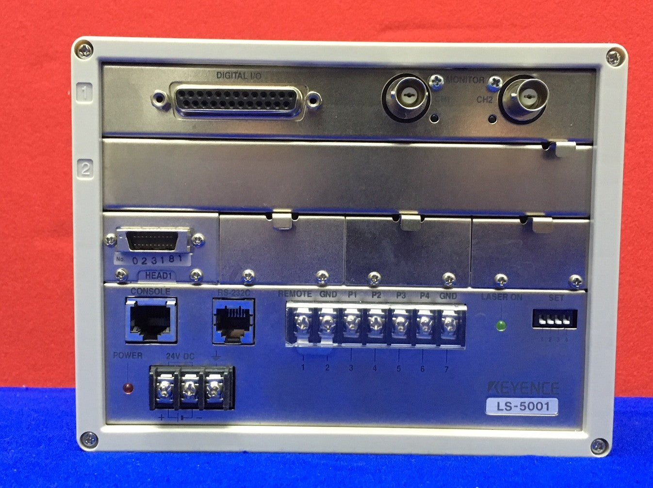 KEYENCE LS-5001 HOOGSNELHEIDSLASERSCANMICROMETERCONTROLLER