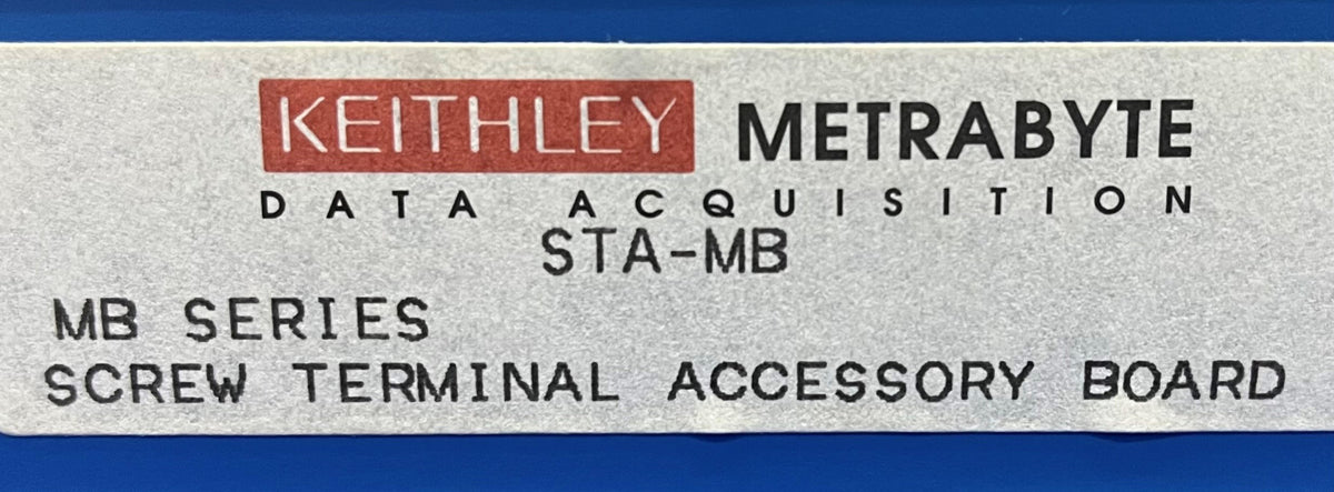 2 Stück Keithley Metrabyte STA-MB Schraubklemmen-Zubehörplatine der MB-Serie