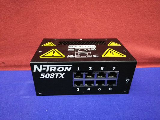 CONMUTADOR ETHERNET INDUSTRIAL N-TRON 508TX DE 8 PUERTOS 