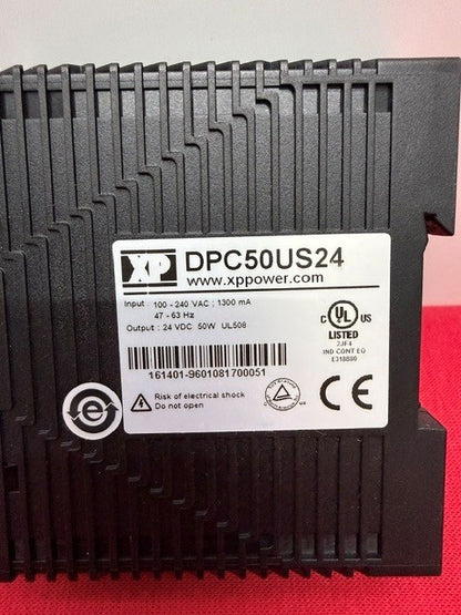 DPC50US24 XP Power, AC/DC DIN Rail Power Supply ultra-slim 50W AC/DC DIN rail