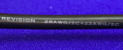 Menge 11 – geschirmte Hochgeschwindigkeitskabel 28AWG/2C+22AWG/2C E188601 LL84201 4'