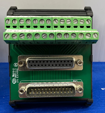 AMERICAN ELECTRICAL LDSUB-25-MF 25 PIN Dsub to TERMINAL BLOCK - 1 LOT OF QTY 2