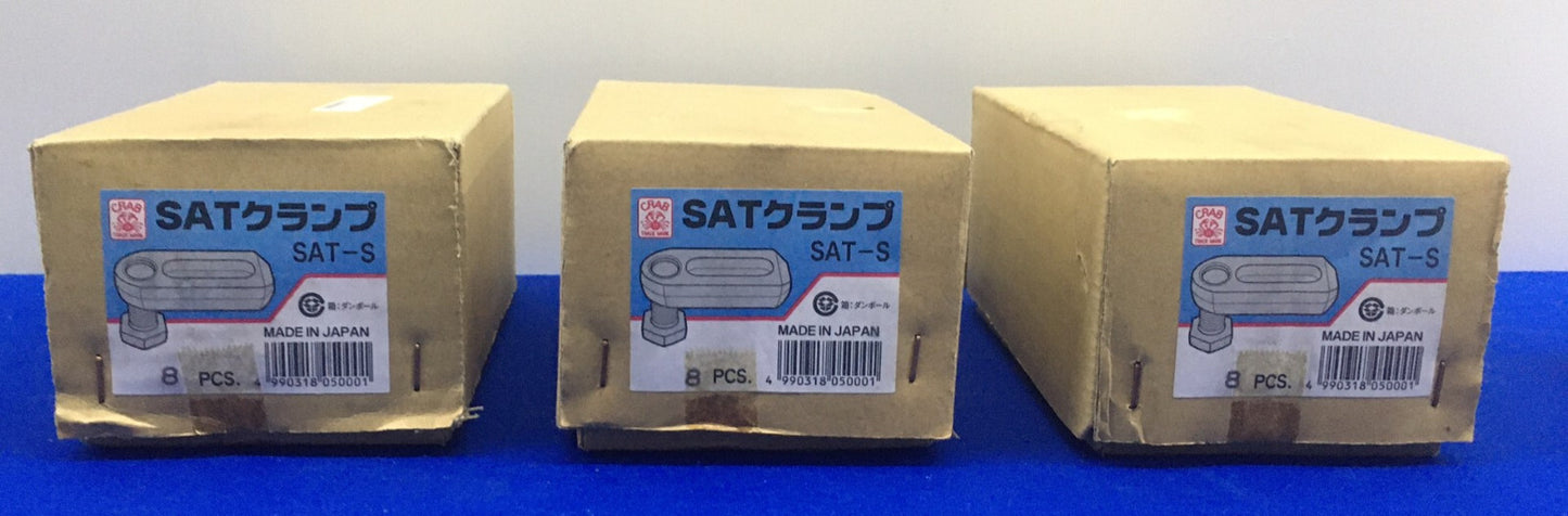 1 LOT QTE 3 BOÎTES - CHAQUE BOÎTE CONTIENT 8 PINCES - PINCES D'USINAGE CNC CRAB SAT-S